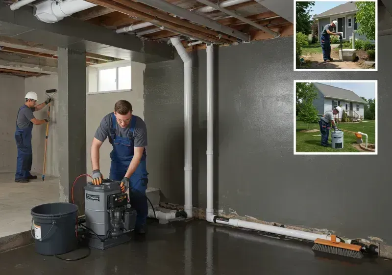 Basement Waterproofing and Flood Prevention process in Lynn Haven, FL